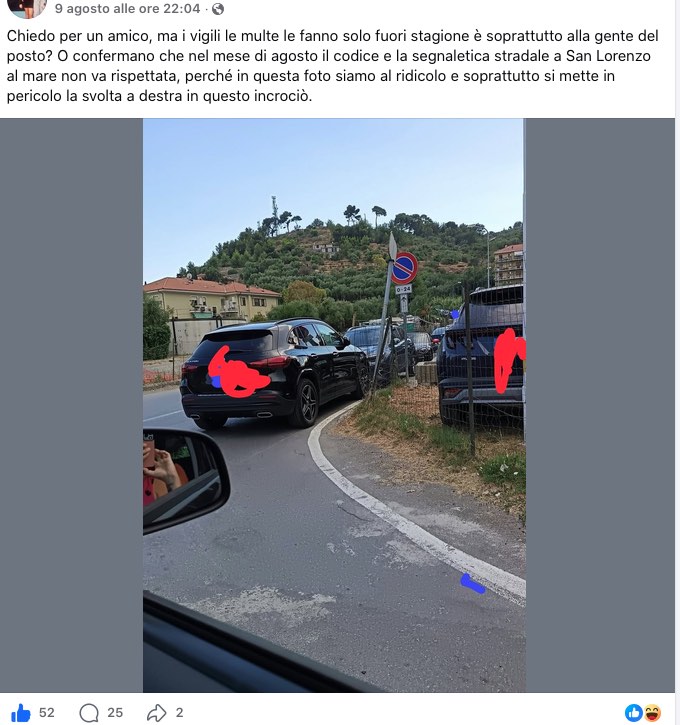 San lorenzo al mare estate 2026 sosta selvaggia