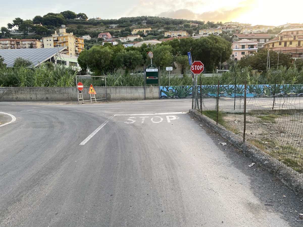 San Lorenzo al mare il bivio via salvemni con Via Vignasse