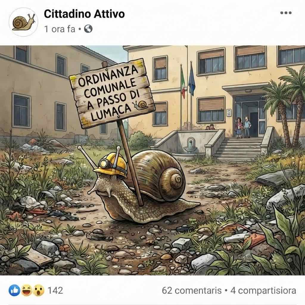 San Lorenzo al mare vignetta su ordinanze sindacali a passo di lumaca