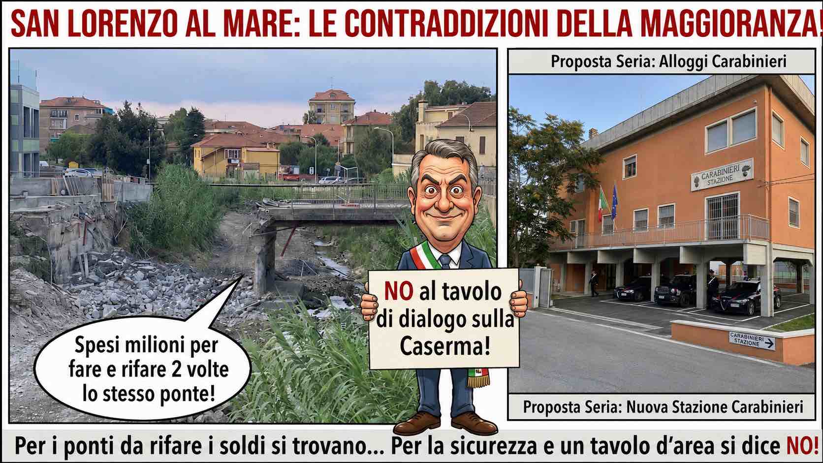 san lorenzo mare immagine di come la burocrazia abbia la meglio sulla proposta della nuova caserma dei carabinieri
