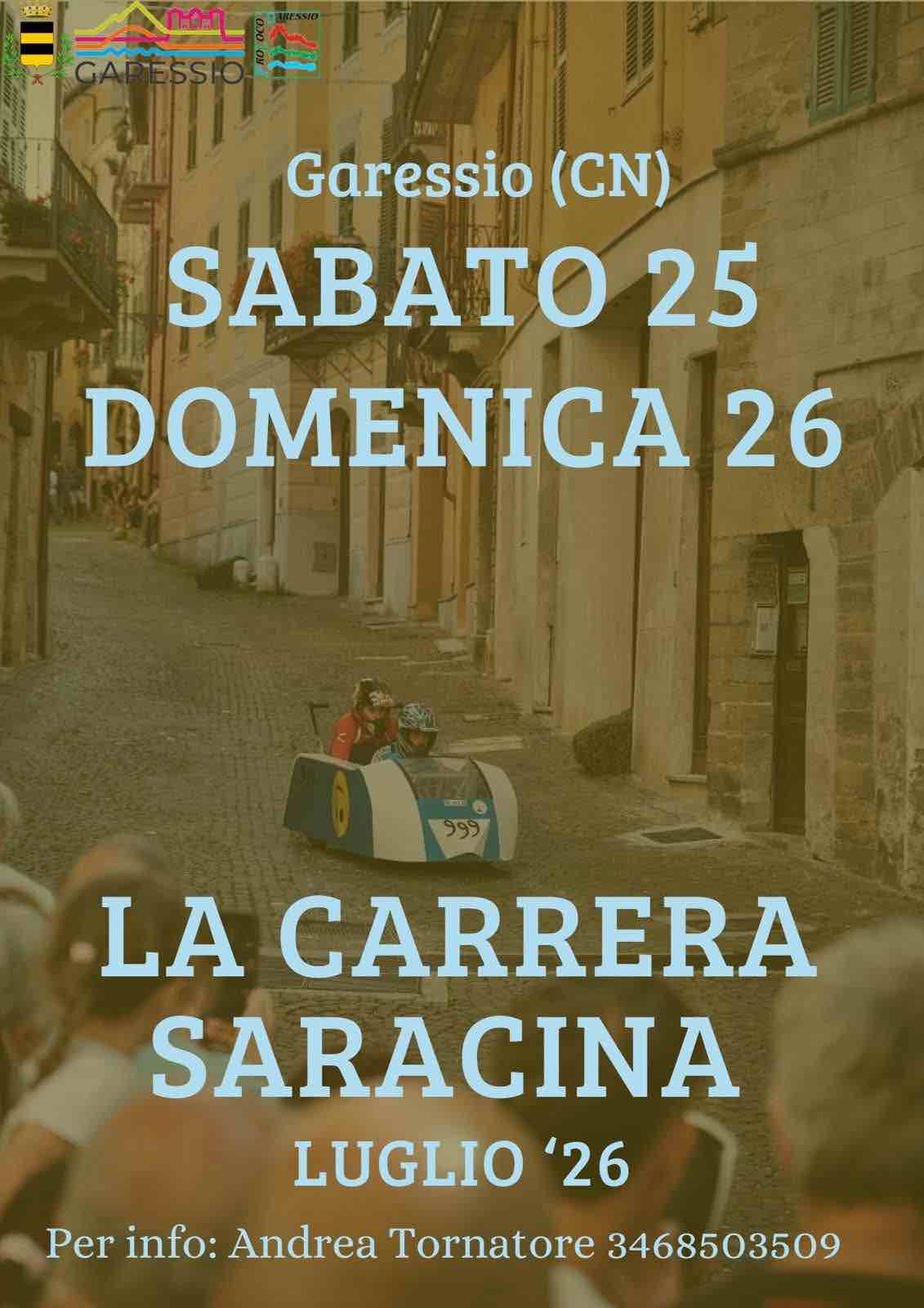 locandina carrera saracina di garessio 2026