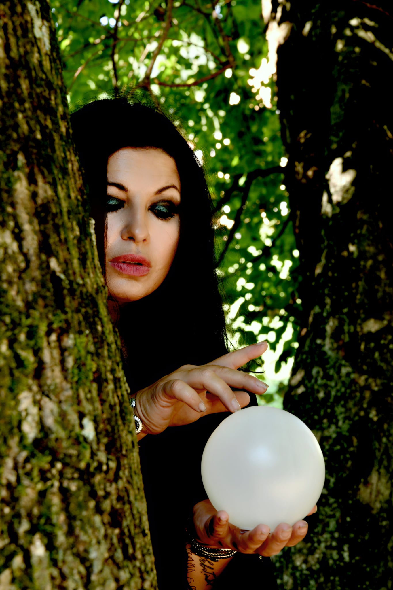 primo piano dell'attrice Sophie Lamour