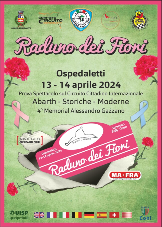 locandina raduno dei fiori 2024