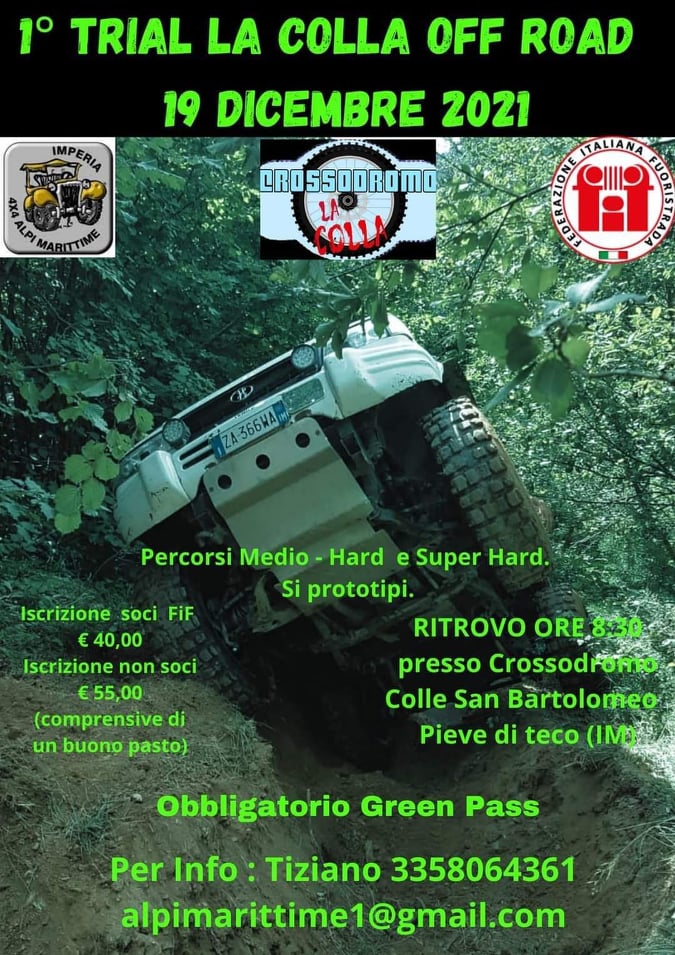 locandina 1 trial la colla san bartolomeo 2021