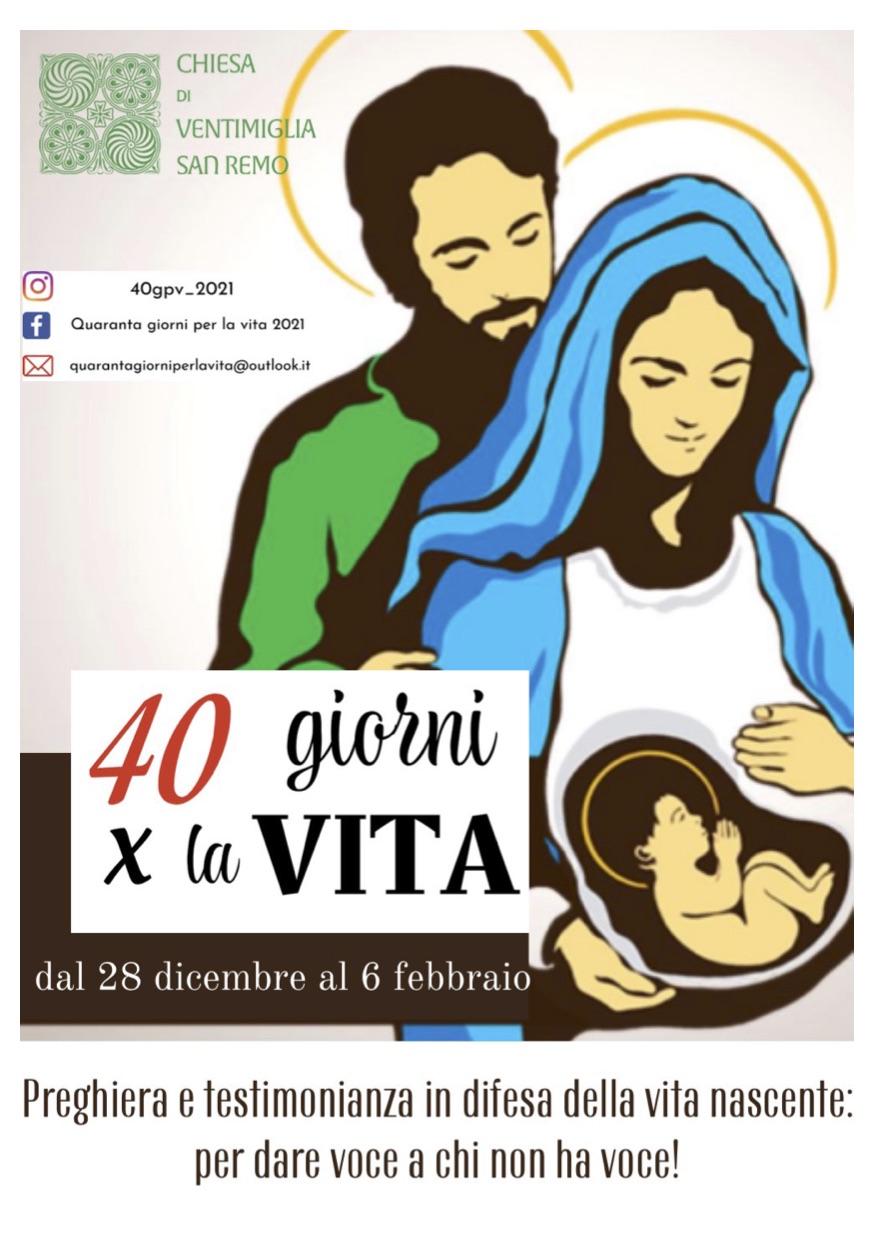 locandina40 giorni per la vita locandina