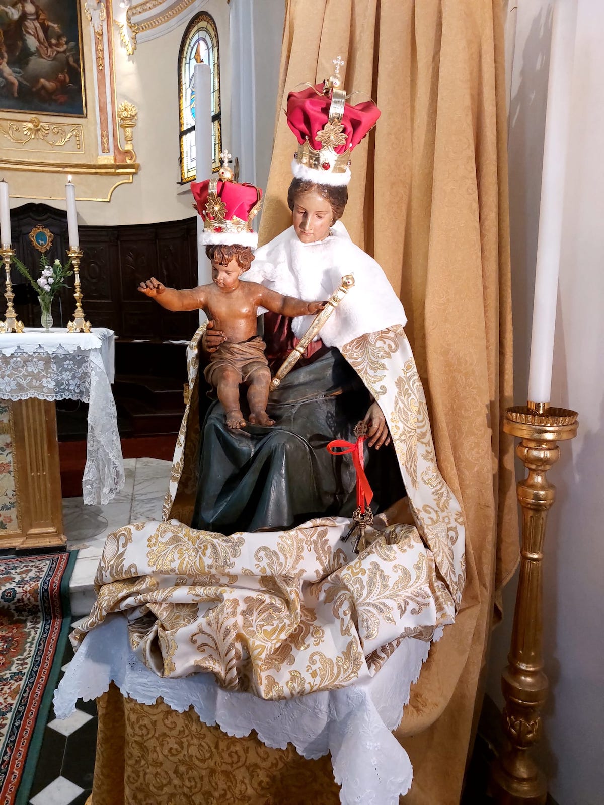  imagine della madonna della valle del san lorenzo