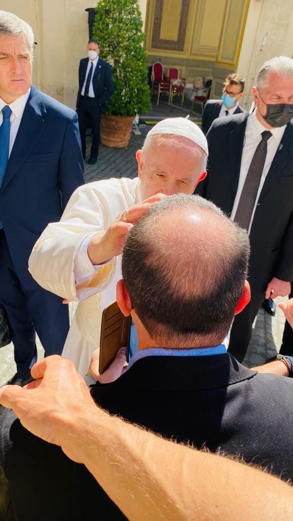 incontro dellerba papa