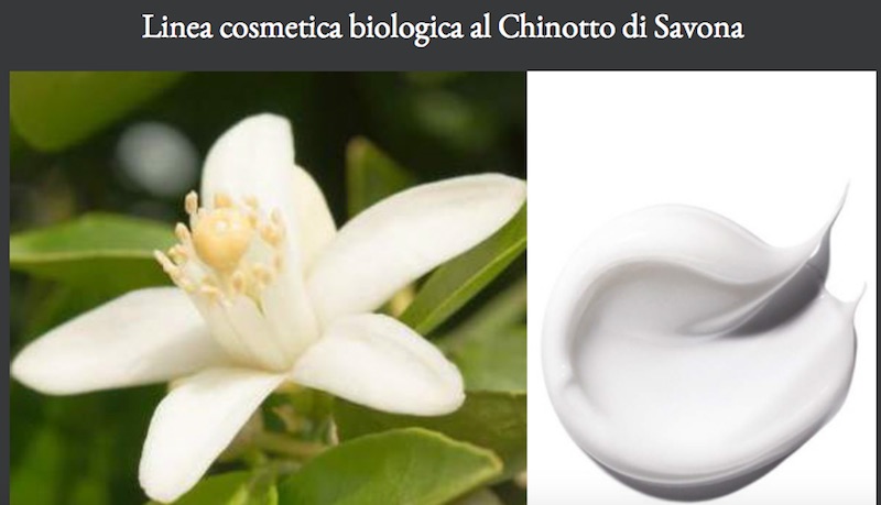 linea cosmetica al Chinotto