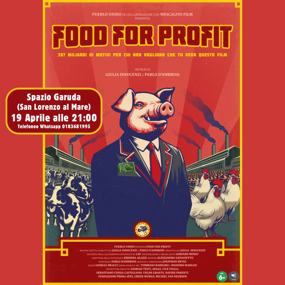 FOOD FOR PROFIT nello Spazio Garuda