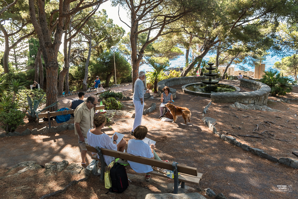  foto week-end a Bordighera primo "en plein air" del 2021.