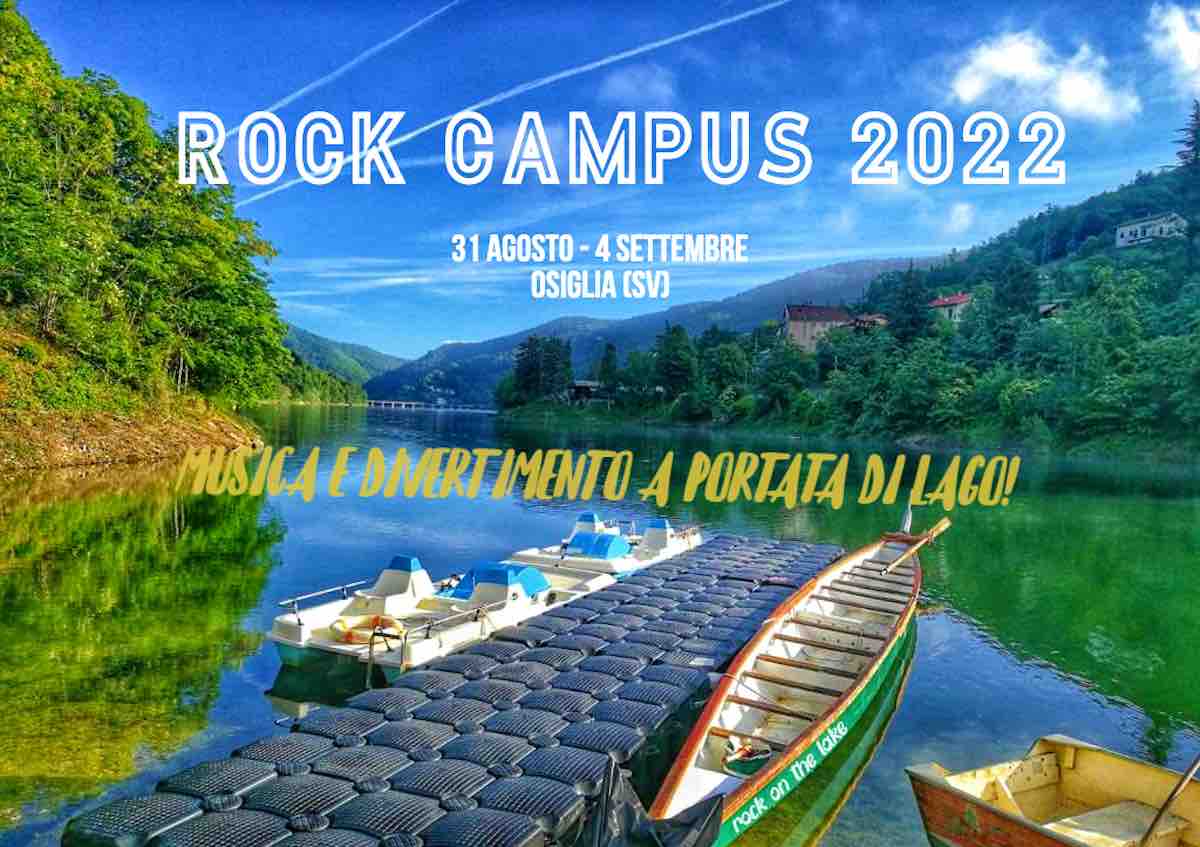 ROCK CAMPUS 2022 a osiglia locandina