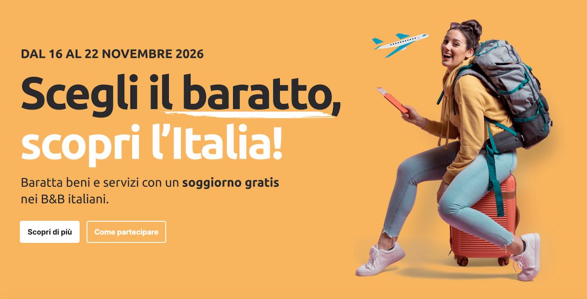 settimana del baratto 2026