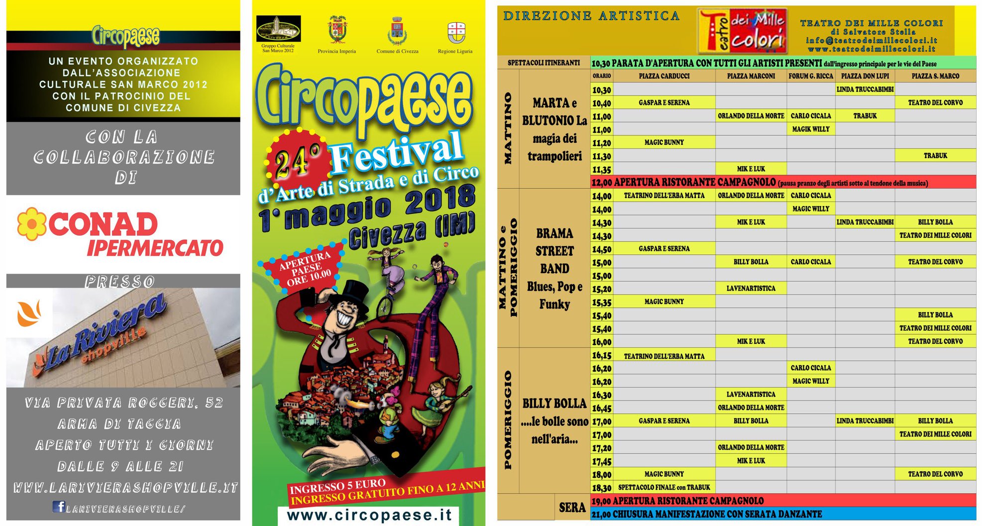 circopaese 2018 programma