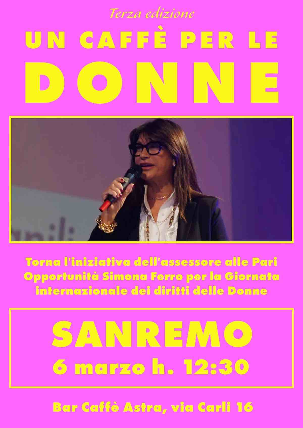 locandina festa della donna 2024 simona ferro