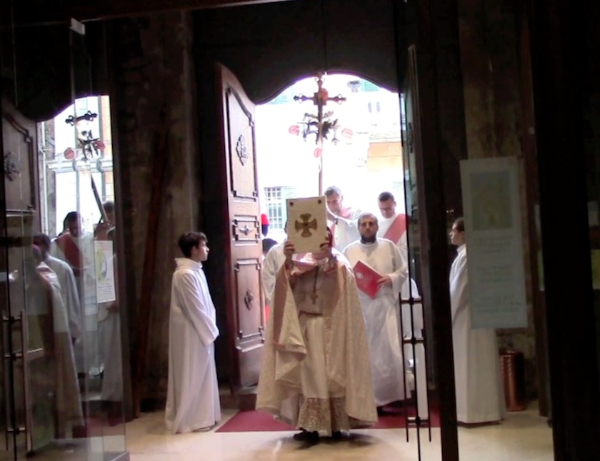 apertura porta santa a ventimiglia